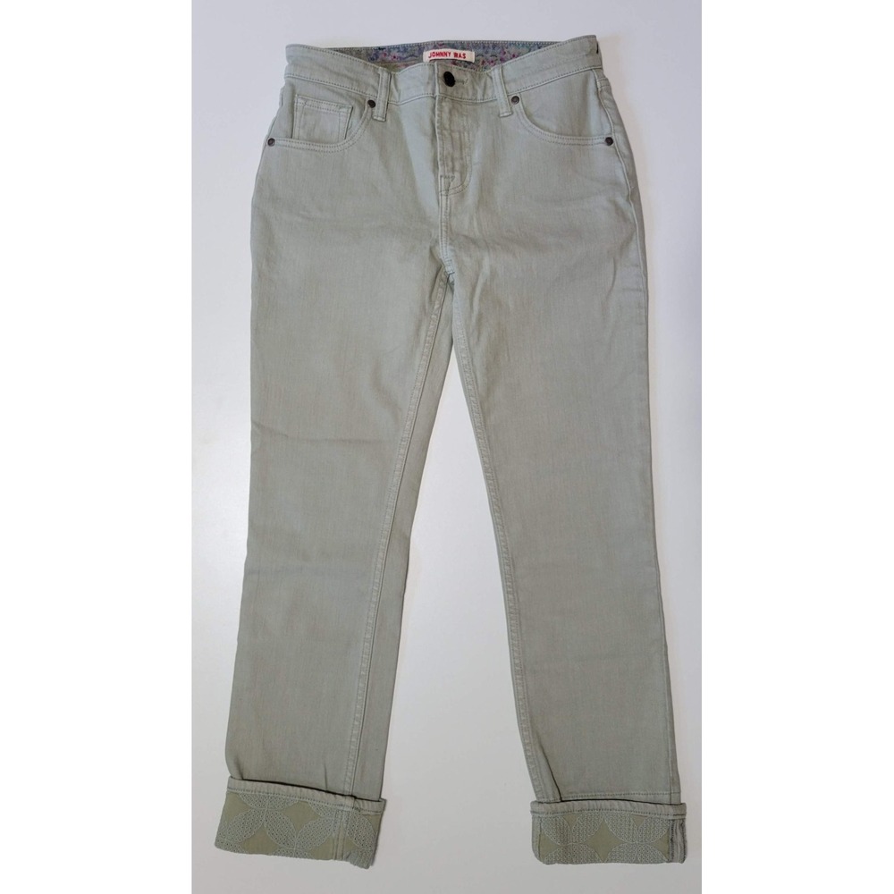 Johnny Was Cuffed Boyfriend Jeans